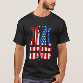 4 juli Coworker Swagazon Associate Usa Veiligheid T-shirt