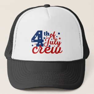 4 juli Crew T-shirt Trucker Pet