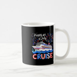 4 juli cruiseschip vuurwerk USA patriottisch gesch Koffiemok