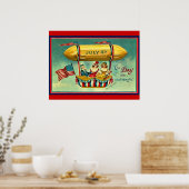 4 juli - De Dag Die We Vieren Poster (Keuken)