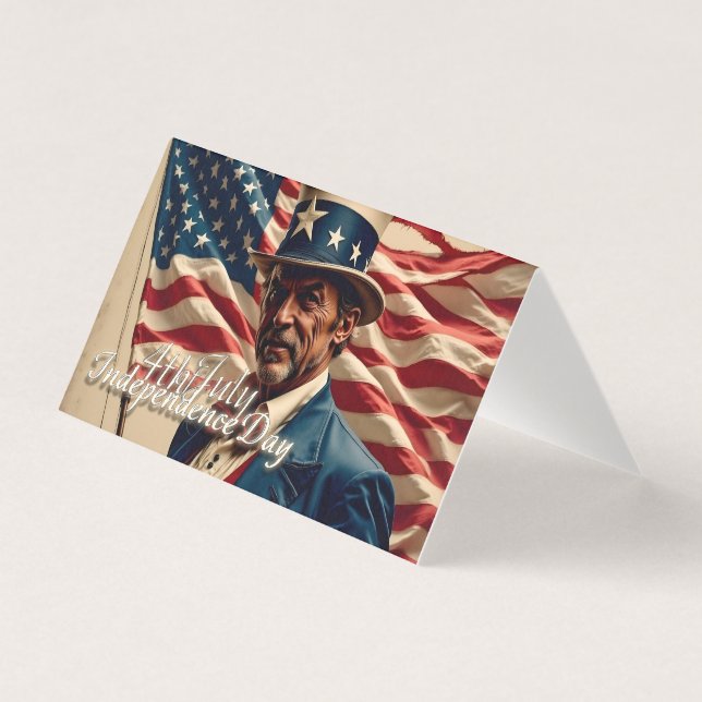 4 juli: de geest van onafhankelijkheid kaart (Voorkant)
