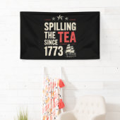 4 juli: De thee morsen sinds 1773 Patriottisch Spandoek (Insitu)