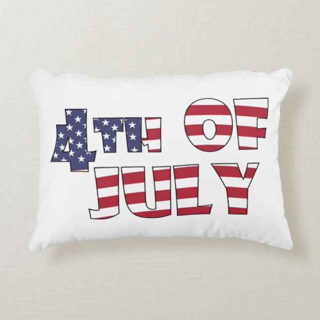 4 JULI DECORATIEF KUSSEN (Voorkant)