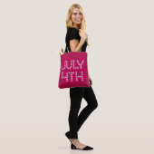 4 juli draagtas (Op model)