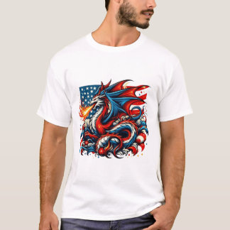 4 juli Dragon T-shirt