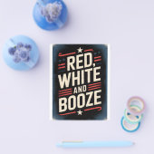 4 juli drankfeest | Rood Wit en Drank Flyer (Enkel)