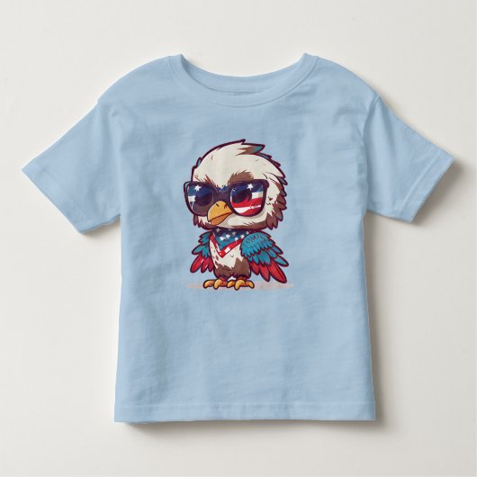 4 juli Eagle Kinder Shirts (Voorkant)