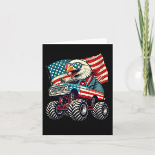 4 juli Eagle Monster Truck Amerikaanse vlag USA Kaart