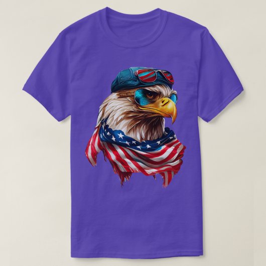 4 juli Eagle T-shirt (Design voorkant)