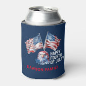 4 juli Familienaam Eagle Blikjeskoeler (Blikje Voorkant)