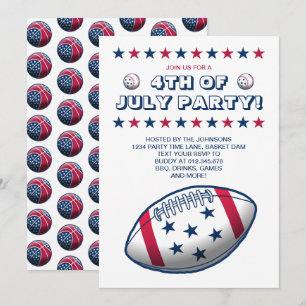 4 juli Feestballen Kaart