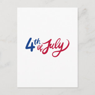 4 juli feestdagenkaart