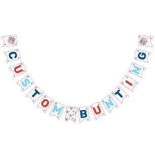 4 juli Feestdecoraties Verjaardag Custom Vlaggetjes