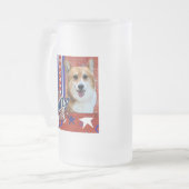4 juli Firecracker - Corgi - Owen Matglas Bierpul (Voorkant links)