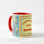 4 JULI FIREWORKS ROBOT, FIRECRACKER STEAMPUNK MOK (Voorkant links)