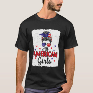 4 juli gebleekte dochter USA All American T-shirt