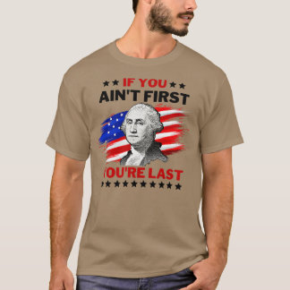 4 juli George Washington 1 T-shirt