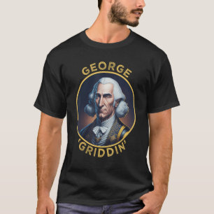 4 juli George Washington Griddin Grappig T-shirt