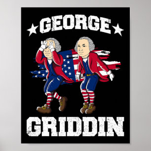 4 juli George Washington Griddy George Griddi Poster