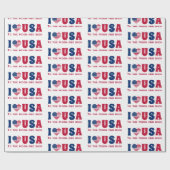 4 juli Gepersonaliseerd Cadeaupapier (Vlak)