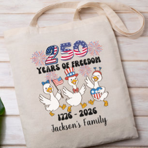 4 juli gezamenlijke Amerikaanse 250e verjaardag Tote Bag