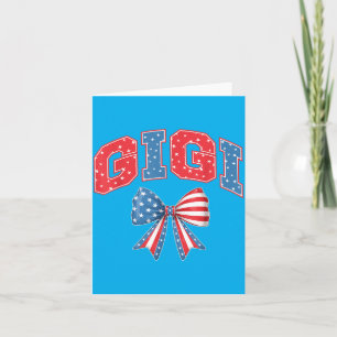 4 juli Gigi Parmantig Onafhankelijkheidsdag Oma Kaart