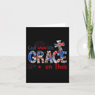 4 juli God Shed His Grace On Thee 4 juli Kaart