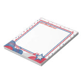 4 juli, God zegene Amerika Notitieblok (Gedraaid)