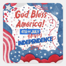 4 juli, God zegene Amerika