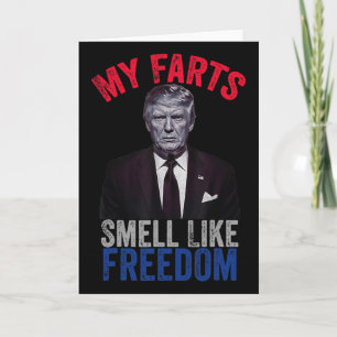 4 juli Grappig Trump Patriottisch Mijn Scheten Rui Kaart