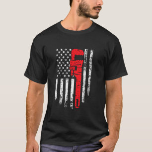 4 juli Grappige Amerikaanse vlag Patriottische Loo T-shirt