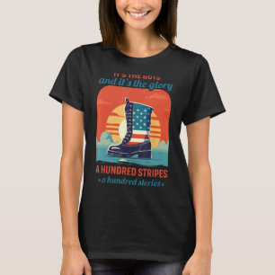 4 juli Het is het lef en het is de glorie 4 T-shirt