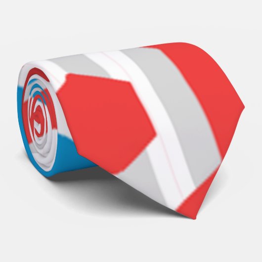 4 juli Hexagons Stropdas (Opgerold)