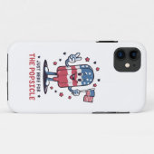 4 juli hier voor de patriottische ijslolly Case-Mate iPhone case (Achterkant (horizontaal))