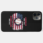 4 juli Honkbal VS Onafhankelijkheidsdag Gift Case-Mate iPhone Case (Achterkant (horizontaal))