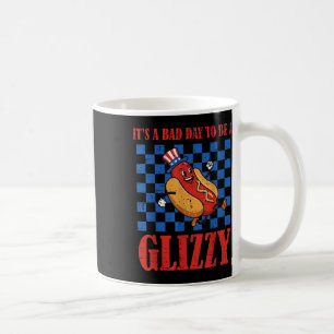 4 juli hotdog slechte dag om glanzende grappige Ma Koffiemok