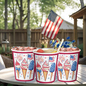 4 juli IJsfeest Papieren Bekers