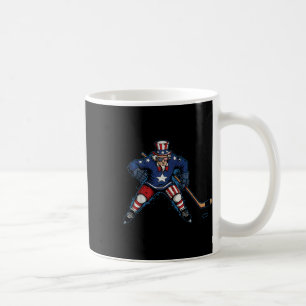 4 juli IJshockey Uncle Sam Sports Mannen Boys K Koffiemok