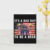 4 juli is het een slechte dag om een grappige bier kaart (Gele Bloem)