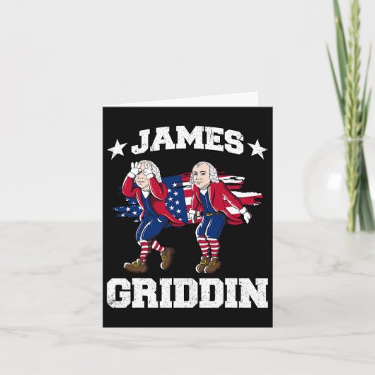 4 juli James Madison Griddy James Griddin 1 Kaart (Voorkant)