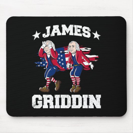 4 juli James Madison Griddy James Griddin 1 Muismat (Voorkant)
