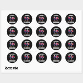4 juli James Madison Griddy James Griddin 1 Ronde Sticker (Vel)