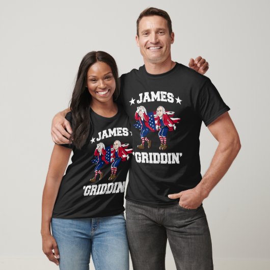 4 juli James Madison Griddy James Griddin T-shirt (Unisex)