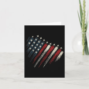 4 juli Jet American Flag Patriotic USA voor mij Kaart