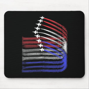 4 juli Jet American Flag Patriotic USA voor mij Muismat