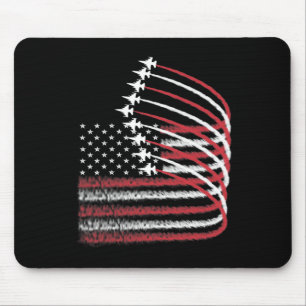 4 juli Jet American Flag Patriotic USA voor mij Muismat