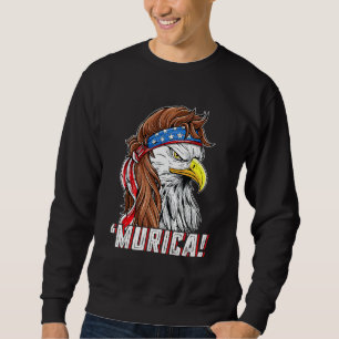 4 juli jl. Eagle Mullet Murica Amerikaanse vlag Ve Trui
