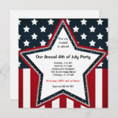 4 juli kaart (Voorkant / Achterkant)