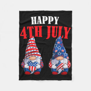 4 juli kabouters Amerika Onafhankelijkheidsdag Pat Fleece Deken