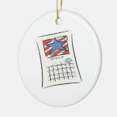 4 juli keramisch ornament (Links)